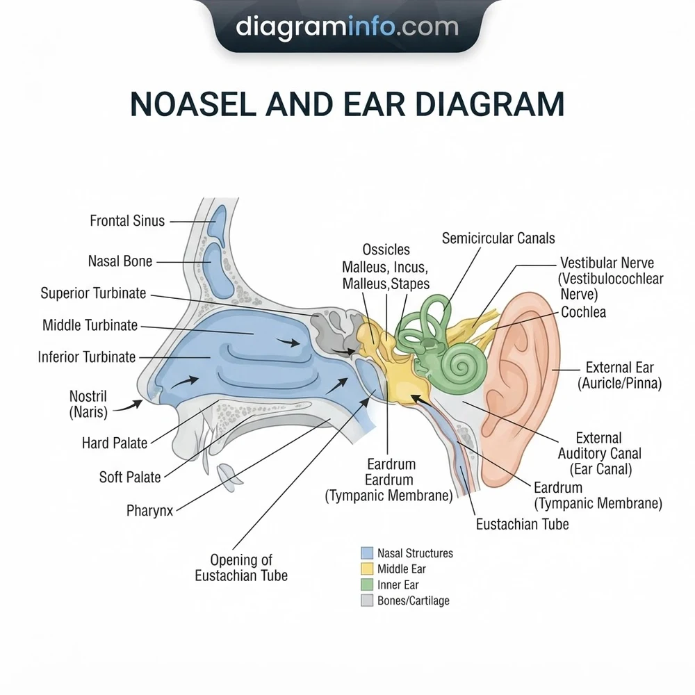 ENT System Noasel and Ear Diagram: 2026 Component Guide