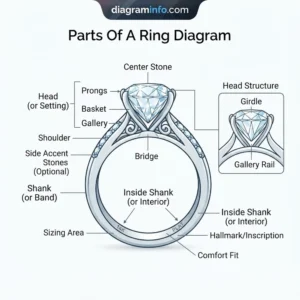 parts of a ring diagram diagram with labeled components and explanations
