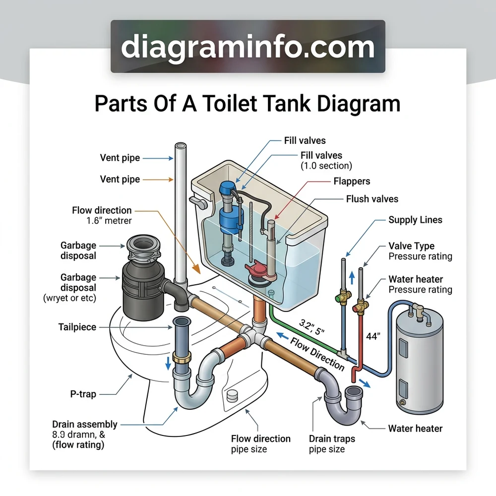 Kohler Parts of a Toilet Tank Diagram: 2026 Repair