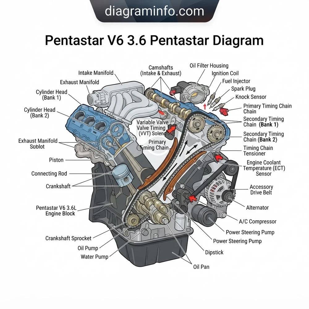 Pentastar V6 3.6 Pentastar Diagram: Repair Guide 2026