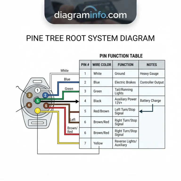 pine tree root system diagram diagram with labeled components and explanations