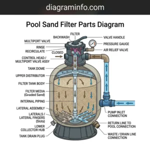 pool sand filter parts diagram diagram with labeled components and explanations