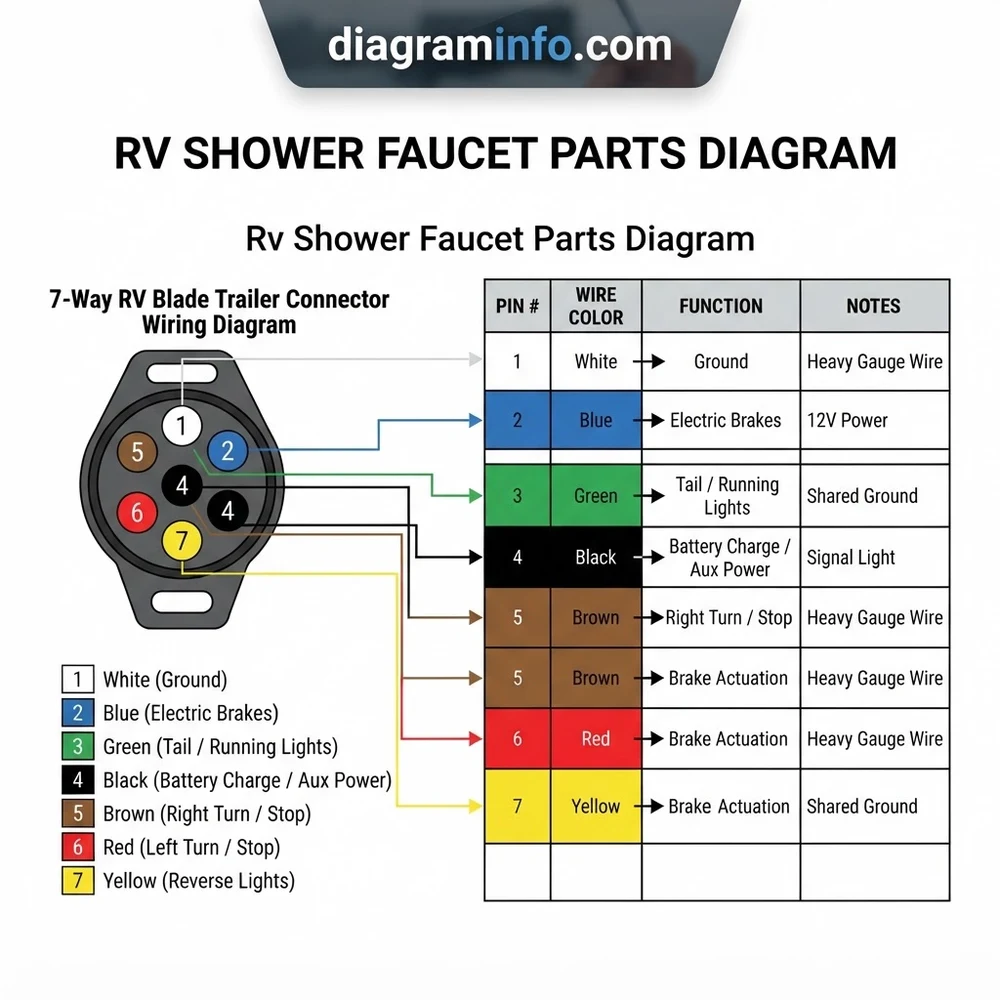rv shower faucet parts diagram diagram with labeled components and explanations