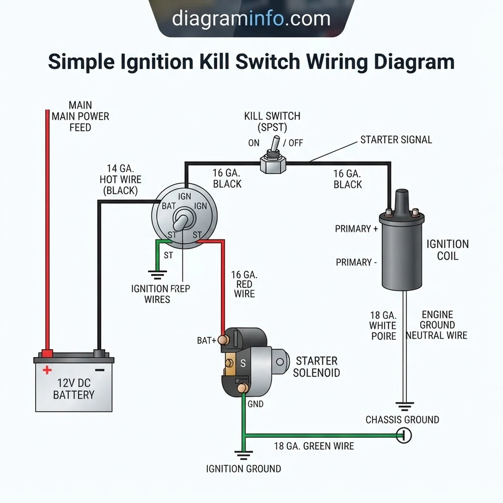 2-Pin Simple Ignition Kill Switch Wiring Diagram: 2026 Setup - DiagramInfo