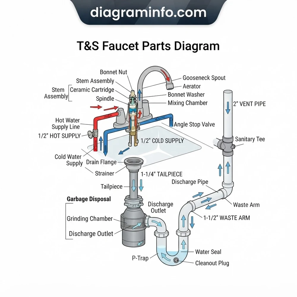 T&S Faucet Parts Diagram: Repair & Setup 2026