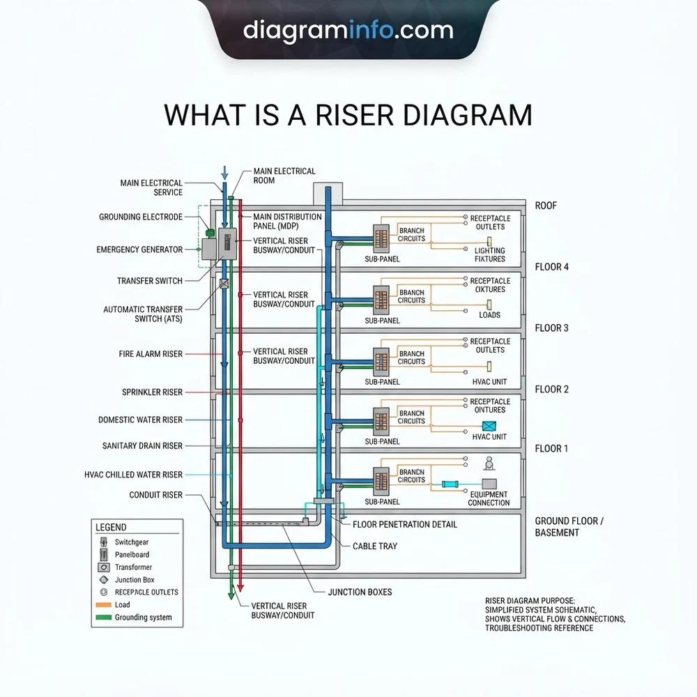 MEP Building What Is a Riser Diagram: Layout Guide 2026
