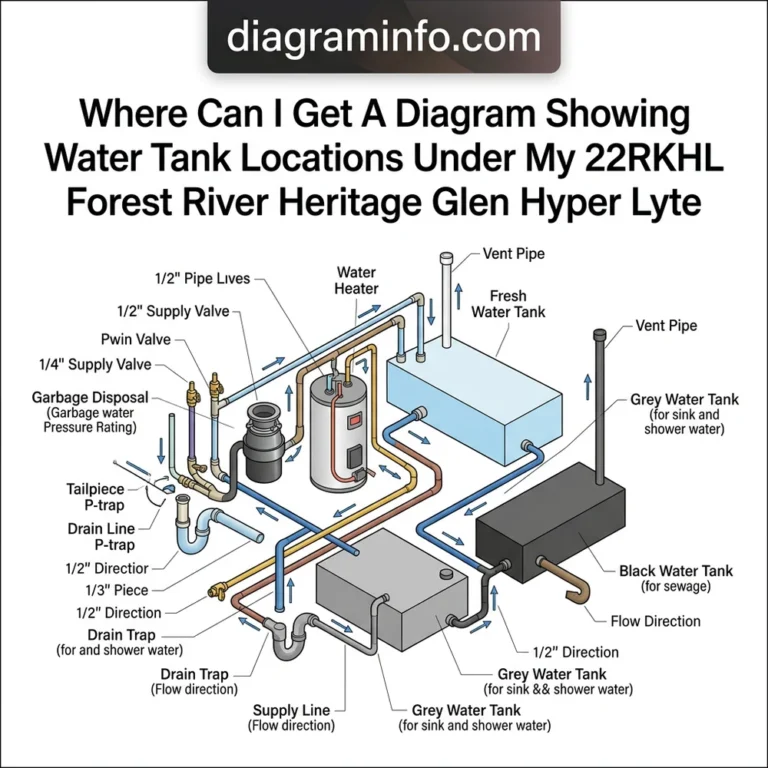 where can i get a diagram showing water tank locations under my 22rkhl forest river heritage glen hyper lyte diagram with labeled components and explanations